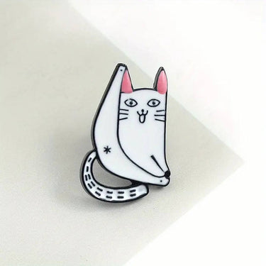 Yoga Pose Cat Enamel Pin